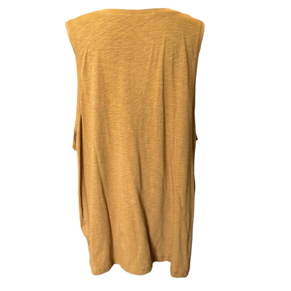 * New ~ MADEWELL ~  V-neck Cotton Tank Top Size 3X - Picture 2 of 8